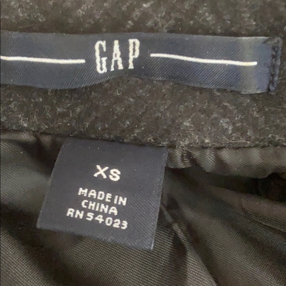 Belted Gap three quarter length wool blend coat - Picture 6 of 8